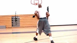 Kobe Bryant Mid-Post Move - Shot Fake, Step-Thru Layup Pt. 1 | Scoring Footwork Drills | Dre Baldwin