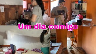 UM DIA COMIGO LAVEI LOUÇA ARRUMEI O QUARTO