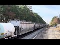 csx 569 slowly leaving dacula and creeping up towards auburn ga