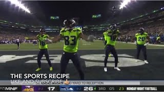 NFL Best Touchdown Dance - David Moore  - Seahawks Touchdown Dance Celebration - Seahawks vs Vikings