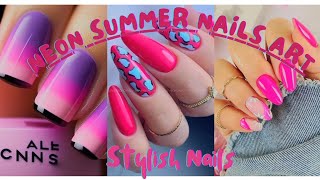 Neon Summer Nail Art 2023 || Vibrant Designs to Heat Up Your Style