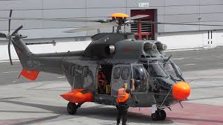 Engine Start Up and Takeoff - AS332 Super Puma Suisse (HB-ZKN)