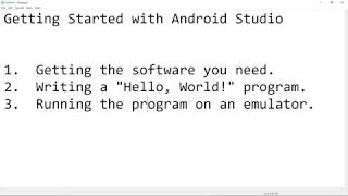 Android Programming Tutorial: Compiling Your First App Using Android Studio - Hello World!