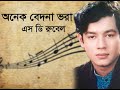 Onek Bedona Vora (অনেক বেদনা ভরা) | S D Rubel | Lyrical Video | SDRF