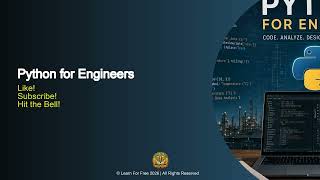 Python for Engineers | 02A
