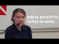 Greta Thunberg on COP29: Greenwashing Azerbaijan's Extreme Human Rights Abuses and Ethnic Cleansing