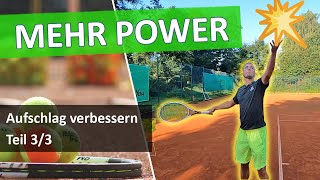 Improving Tennis Service - How to Serve Faster (3/3)