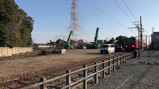 名鉄5300系(5308F)廃車回送 大江駅〜東名古屋港駅通過