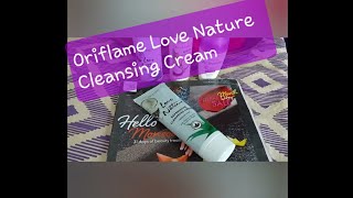 Oriflame Love Nature Refreshing Cleansing Cream With Aloe Vera \u0026 Coconut Water...(normal skin)#Vlog1