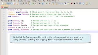 Perl tutorial: Lists and Arrays (Lesson 2)