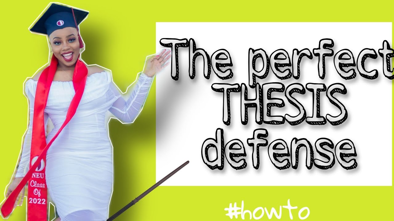 The Perfect DEFENSE ||How To Present Your Thesis Defense? || # ...