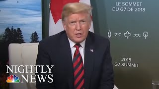 President Donald Trump Says Russia Should Be Reinstated To G7 | NBC Nightly News