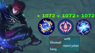 NEW JULIAN BEST LIFESTEAL BUILD 2024 (must try) - MLBB