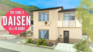 Japanese Small Starter Home “Daisen” • The Sims 3 • Relaxing Speed Build