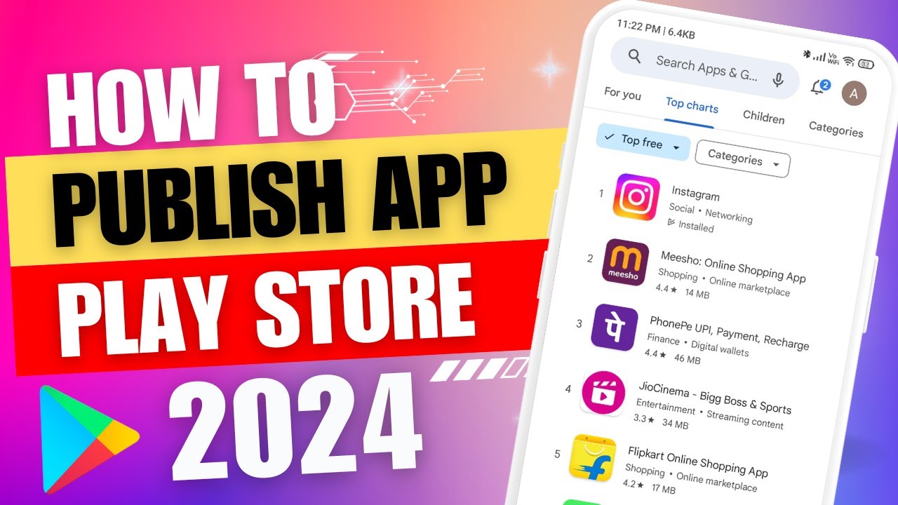 How To Publish App On Play Store 2024 | Play Store Pe App Kaise Upload ...