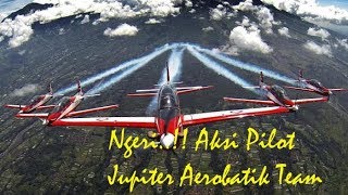 DIAKUI DUNIA ! HEBATNYA TIM AKROBAT PESAWAT JUPITER TNI AU