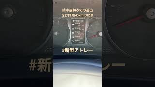 初めて長めの距離走ってみました オートクルーズ機能が便利🤤#新型アトレー #燃費 #s700 #shorts