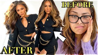 TRANSFORMING MYSELF INTO A 90s SUPERMODEL *hair, makeup, outfit ideas* | roxettearisa