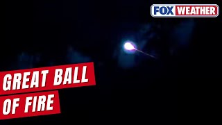 Rare Meteor Explosion Caught On Live Stream From Space