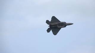 USAF F-22 Demo in Singapore Airshow 2020.02.11