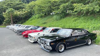 【旧車】TEAM西組 広島嬢陸　神田レーシング第１１回大島ツーリングに参加して参りました^o^ ソアラ　スープラ　クレスタ　レパード　セドリック　フェアレディZ   ブルーバード