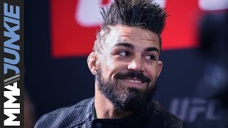Mike Perry full guest fighter media scrum at UFC Fight Night 118