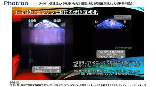 フォトロン高速度カメラを用いた内燃機関における可視化試験および解析例の紹介【フォトロン｜ハイスピードカメラ】