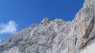 Slovinsko - výstup na Triglav, přes údolí Krma a chatu Dom Planika ( vrchol tentokrát nepokořen )