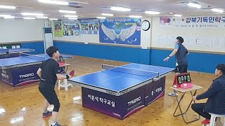 이흔석탁구클럽 리그전 결승 라이브 생방송!!! 김대홍(7)vs박경훈(7)!!