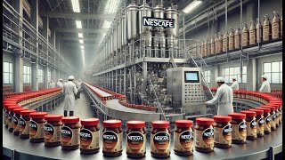 How Instant Coffee Is Made In Factory | Nescafe Factory Behind Process