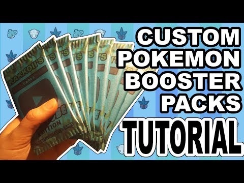 How To Make Your Own Custom Pokemon Booster Packs! | TCG Corner #2 How To Make Your Own Custom Pokemon Booster Packs! | TCG Corner #2