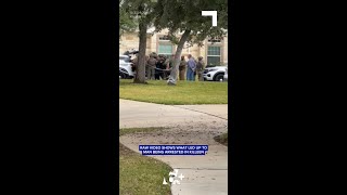 Raw video shows police investigating domestic incident in Killeen