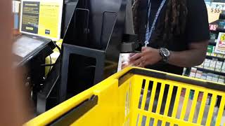 Very rude Customer Service at Dollar General / As soon he saw me take out my cell,