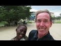 Sports Travel GOAT Cutting it Up with the Young and Old, Finding His Football Thrill in Brazzaville!