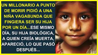 UN MILLONARIO MORIBUNDO PIDIÓ A UNA NIÑA QUE FINGIERA SER SU HIJA, PERO SU VERDADERA HIJA APARECIÓ Y