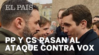 Ciudadanos y PP pasan al ataque contra Vox