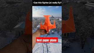 WORLD'S FASTEST Paper Plane SR71 Blackbird In Action! #138 #shorts #paperplane #paperairplane