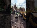 remote control excavator huina with dump truck rc huina digger and working is better than you think