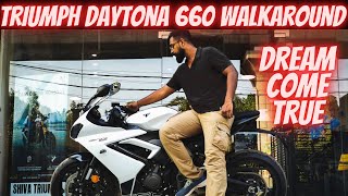 Triumph Daytona 660 Detailed Walkaround Review 2024 | FIRST SUPERBIKE ON THROTTLETREK