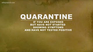 Explaining CDC isolation and quarantine guidelines