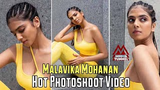 Malavika Mohanan Hot Yellow Dress Photoshoot Video | Non Controllable Hotness From the Young Actress