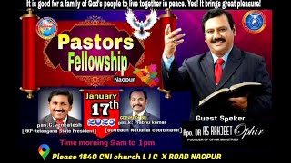 17-Jan-2025 | Nagpur Pastors Fellowship | Apostle Dr AS Ranjeet Ophir