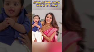 Amala paul with her cute son trending video #shorts