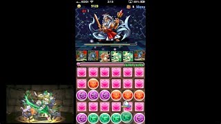 【パズドラ】フレイヤちゃんと行く超地獄巡り【ゼウス リベンジ編】フレイヤ×アルテミス 木242 ノーコン