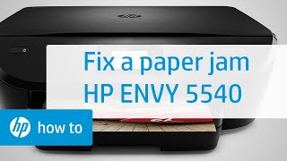 Fixing a Paper Jam | HP ENVY 5540 Printer | HP