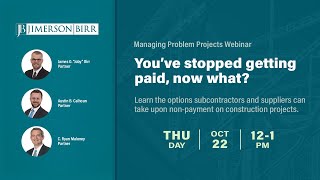 You've stopped getting paid, now what?