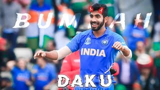 DAKU - FT. JASPRIT BUMRAH 🇮🇳 BUMRAH EDIT VIDEO🔥 DAKU EDIT ✨ #cricket #shorts #bumrah #status