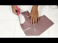 puff sleeve lining blouse cutting video detailed explanation 🤩