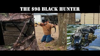 WOW I was totally surprised / The Black Hunter Recurve / Thoughts and Hunting Setup / $98 Amazon Bow