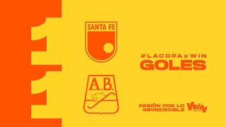 Santa Fe vs. Bucaramanga (goles) | Copa BetPlay Dimayor 2024 | Fase 3 - Partido ida
